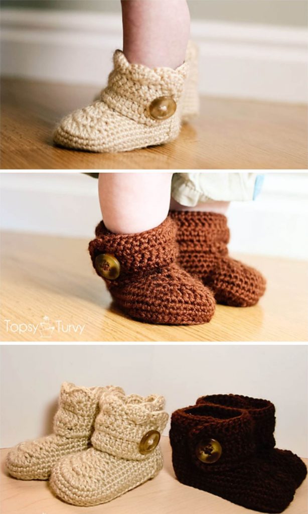 Wrap Around Baby Booties