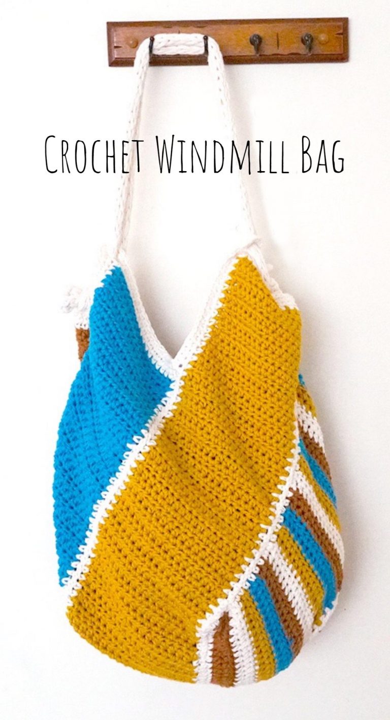 Crochet Easy Windmill Bag