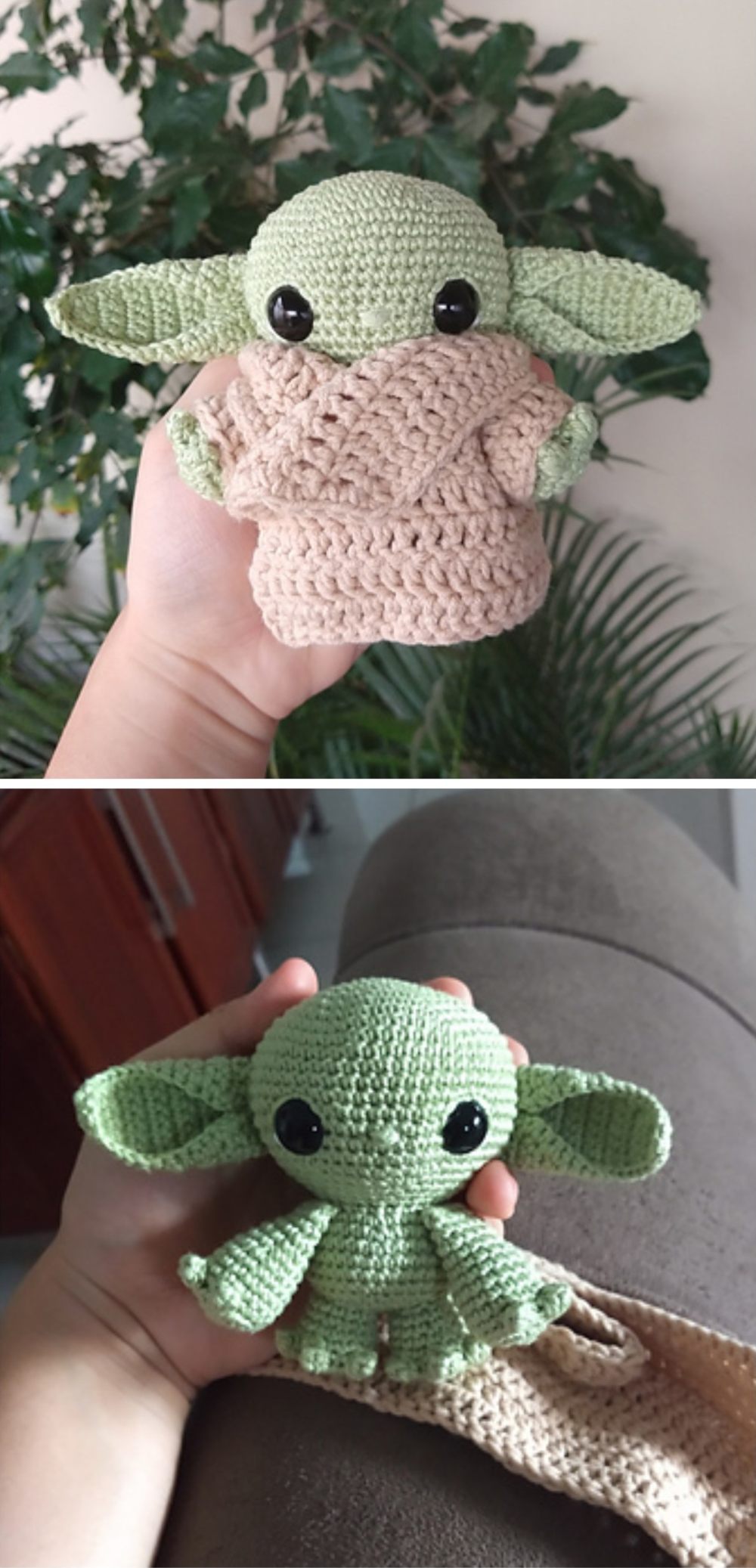 The Perfect Crochet Yoda Halloween Costume